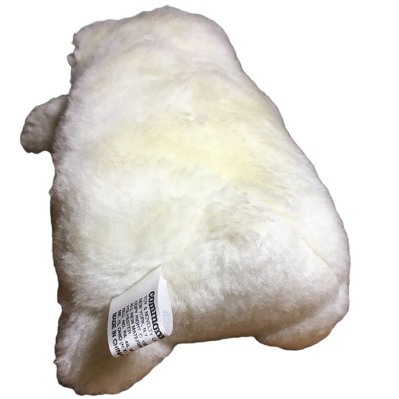 Commonwealth White Polar Bear Plush Vintage 1987 Small 6"in. Stuffed Animal RARE - Picture 8 of 10